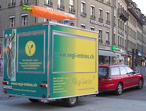 Der vegane Imbiss ist mobil!